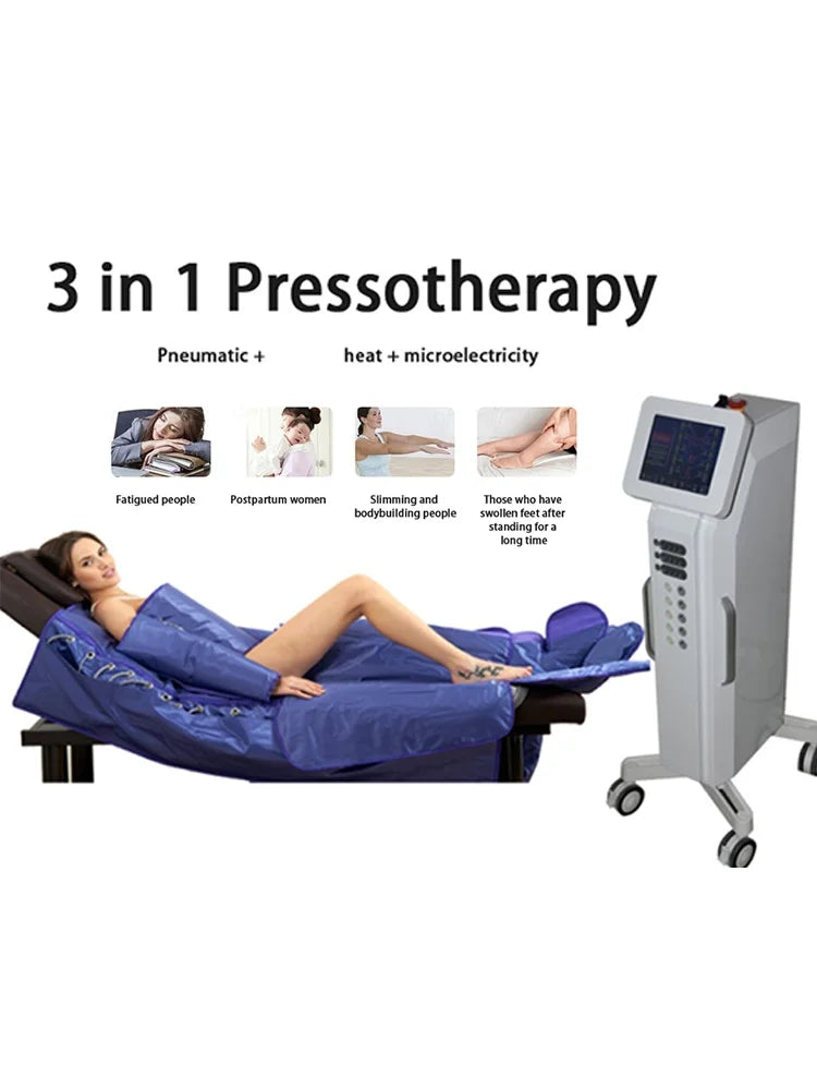 3 in 1 Pressotherapy New Stress Body Set Therapy Beauty Machine Weight Loss Device