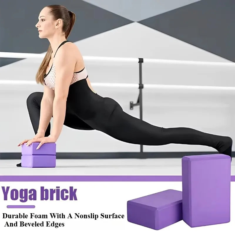 Dance Yoga Blocks Gym Foam Brick Pilates Training Exercise Fitness Bolster Pillow Cushion Stretching Body Shaping Building Cubes