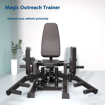 Hip abduction and adduction training device, integrated abduction and adduction machine, thigh inner and outer training device