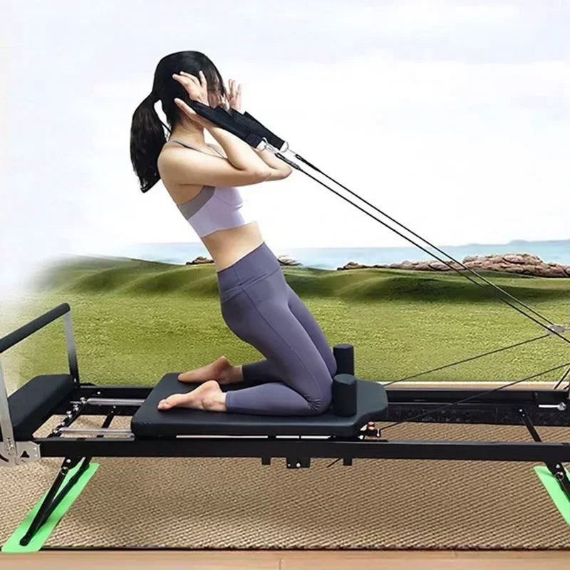 New Popular Foldable Home Yoga Bed With Foot Pedal Fitness Equipment Pilates Core Bed